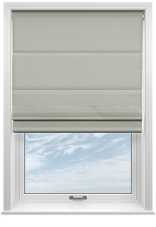 Menton, Mouse Grey - Twist&Fit Roman Blind